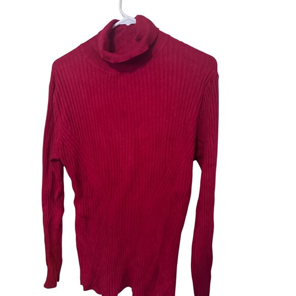 Lane Bryant red turtle neck sweater size 22/24 - Picture 4 of 6